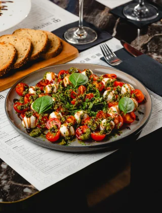 Vegan Caprese Salad in Split
