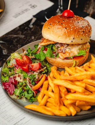 Grill Chicken Burger - Theatrum Split