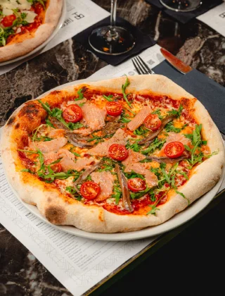 Pizza with anchovies - Theatrum Split