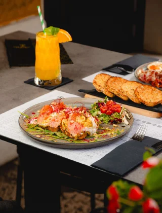 Scrambled eggs Menu Theatrum